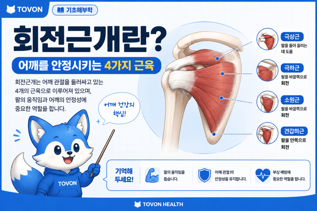회전근개란? 어깨를 안정시키는 4가지 근육